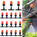 Fog Nozzles Irrigation Kit 5M-20M Garden Automatic Spray Misting Plant Watering System with 4/7 PE Hose and Connector