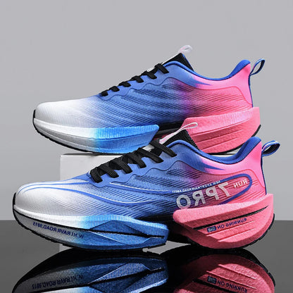 Men's Running Shoes Breathable Comfortable Outdoor Sports Shoes Fashionable Thick Soled Casual Tennis Shoes for Men