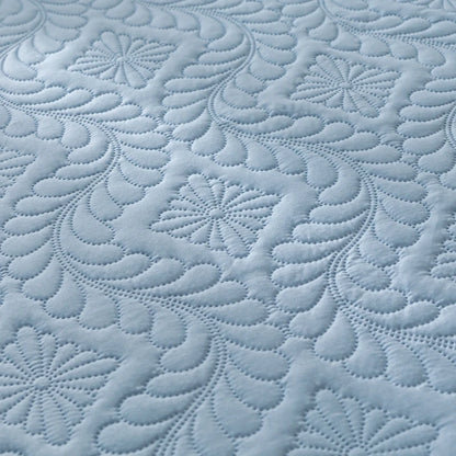 Waterproof Quilted Mattress Cover - Cotton Top, Antibacterial Fiber Fill, TPU Waterproof Layer - A-Class Health Standard