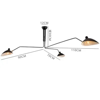 Modern Creative Spider Grabbing Pendant Light Personalized and Simple Living Room LED Ceiling Lamp Bedroom and Study Light