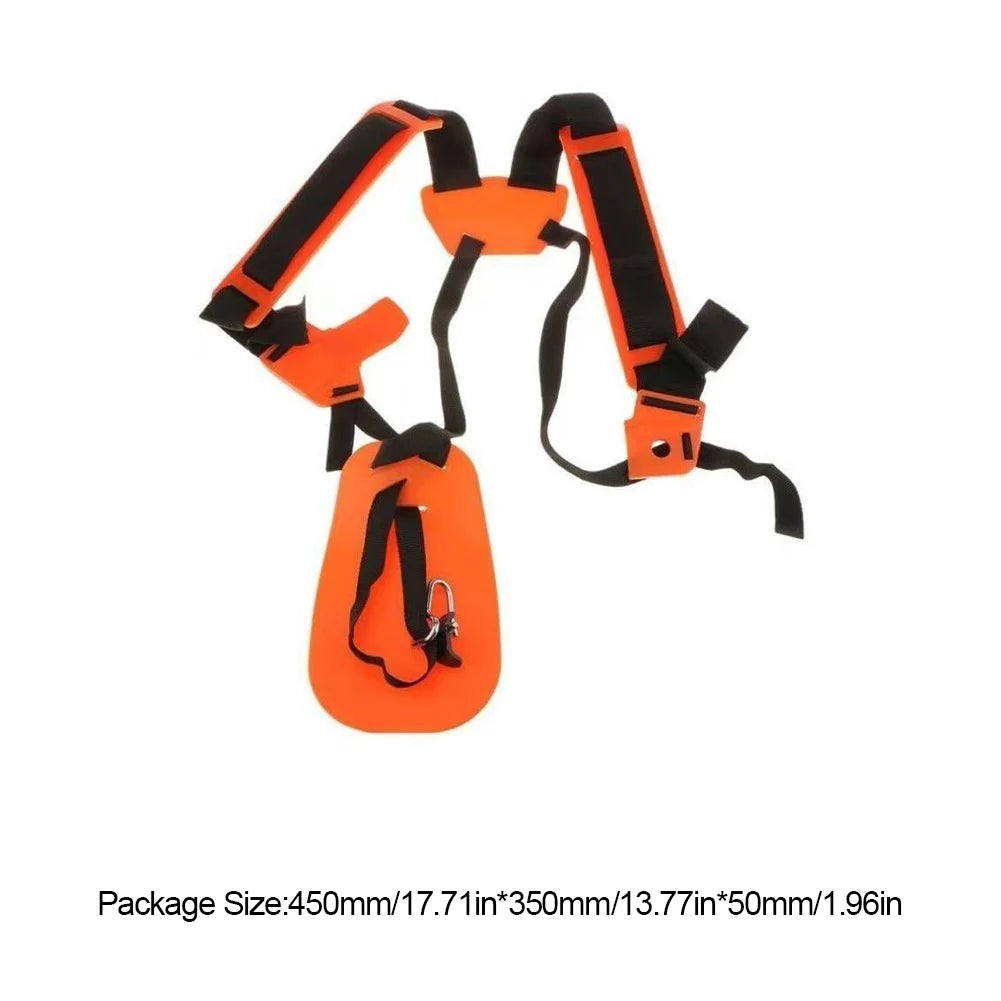 Padded Double Shoulder Strap Comfortable Trimmer Shoulder Strap Labor Saving Increase Safety for Brush Cutter Trimmer