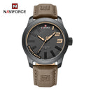 NAVIFORCE Popular Male Wristwatch Military Sports Shockproof Waterproof Leather Watch Men Fashion Casual Clock Relogio Masculino