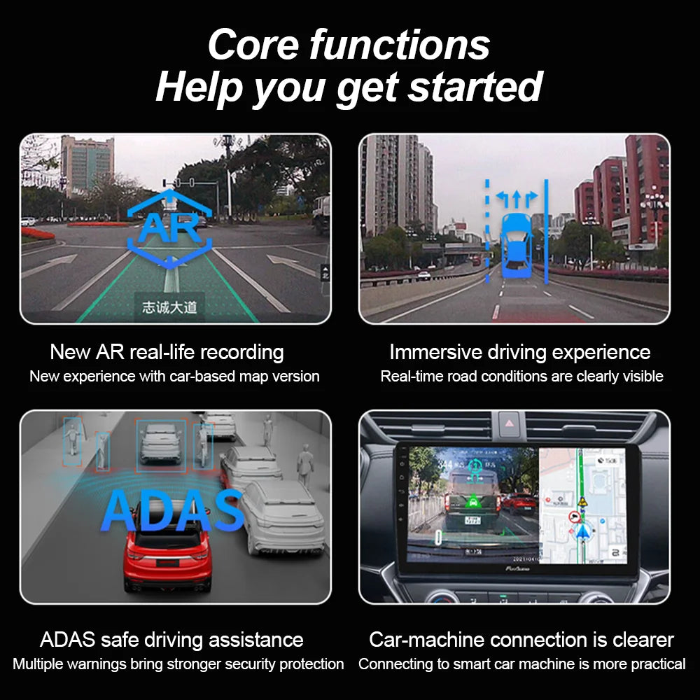 For Android Multimedia Player 1920*1080P Dashcam ADAS Mini Car DVR Camera HD Car Camera Auto Digital Video Recorder Dash Cam