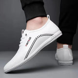 2024 New Casual Shoes for Men Fashion Lightweight Men Walking Shoes Comfortable Slip-on Loafers Outdoor All-Match Men Flat Shoes