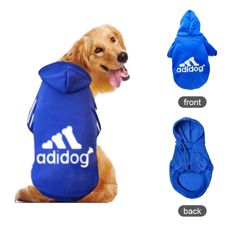 Ropa cálida para perros de otoño e invierno, sudaderas con capucha para perros Adidog, abrigo cálido para mascotas, chaqueta para perros medianos y grandes, suéter, ropa para cachorros de bulldog francés