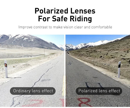 Kapvoe Photochromic Cycling Glasses Photochromic Sunglasses Road Bicycle Sports Glasses MTB Bike Eyewear Men 1 Lens Accessories