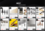 Outdoor Carpenter Drill Bits for Camping Survival Tools Drilling Holes Chopping Wood Accessories Four Blade Support Drill Bits