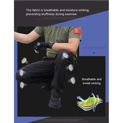 TRVLWEGO Winter Men Camping Hiking Pants Travel Soft Shell Warm Waterproof Fleece Windproof Outdoor Skiing Trekking Trousers