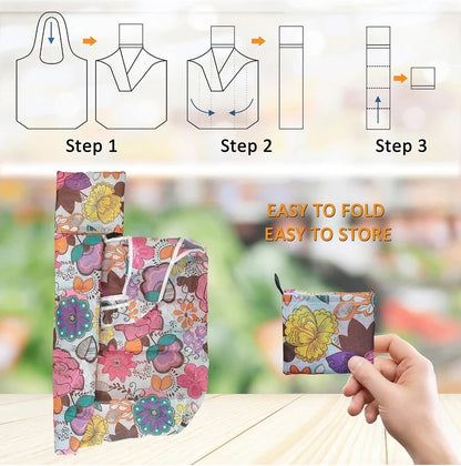 Folding Shopping Bag Large Capacity Environmental Protection Portable Handbag Supermarket Toy Storage Bags Travel Grocery Bag