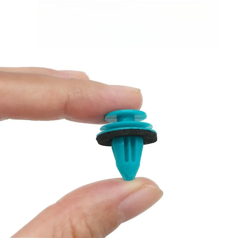 100-20PCS Auto Door Panel Clip with Seal Ring Auto Fastener Rivet Bumper Clip Retainer Car Interior Retaining Accessories