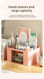 1PC Pen Organizer With 2 Drawer Multi-Functional Pencil Holder For Desk Holder Storage Box For Desk Office Supplies Vanity Table