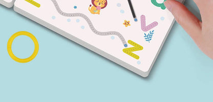 Montessori Drawing Book Reusable Magic Children Practice Copybook Control Training Book Magical Tracing Workbook
