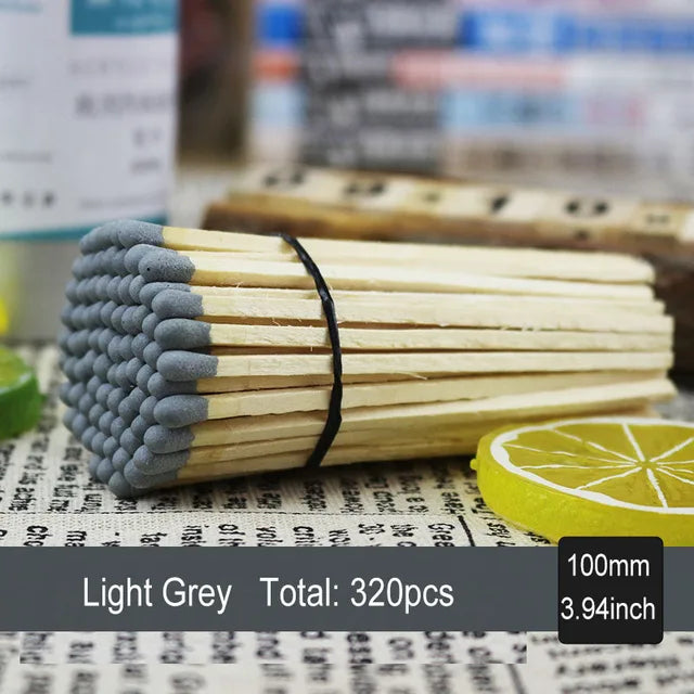 Varas de isqueiro sortidas para cozinha, 320pcs, 100mm, tubo sortido, ferramenta de segurança, camping, emergência, sortido