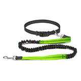 Correa de perro manos libres para pasear, correr y trotar, ajustable, cinturón de cintura, correa de pecho, cuerda de tracción, accesorios para perros