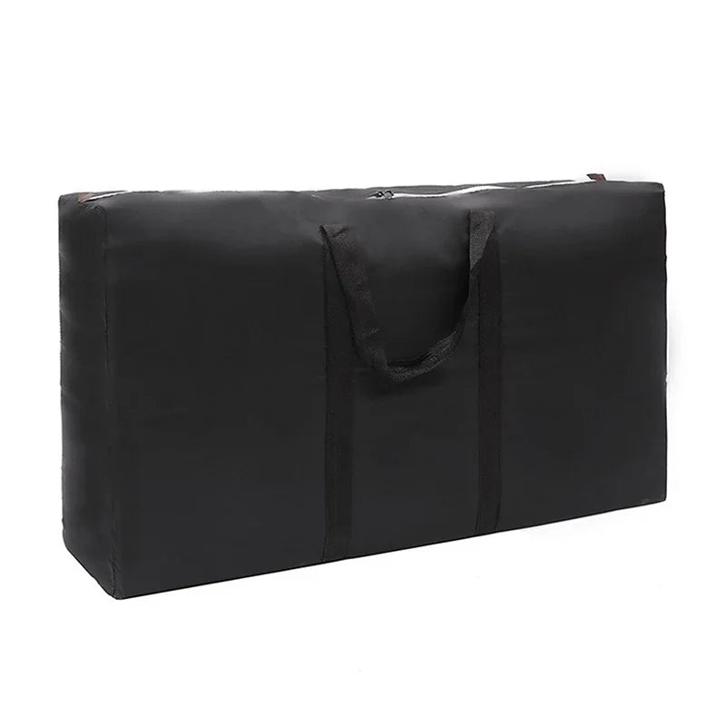 Unisex Large Capacity Luggage Bag Travel Clothes Storage Bags Zipper Oxford Weekend Bag Thin Portable Moving Luggage Bags