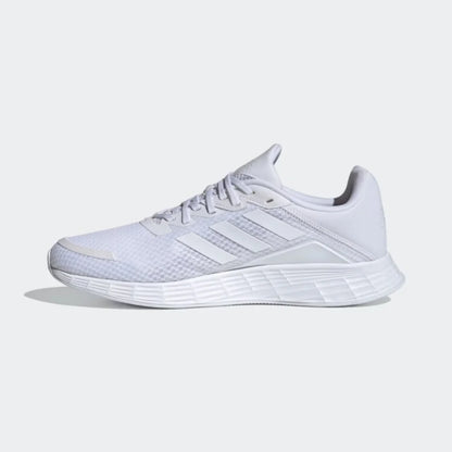 Adidas New Lightweight Cushioning and Strong Grip Running Shoes for Men and Women, Duramo Sl, Lightweight and Durable Training and Competition Running Shoes, Silver-White Color, Versatile Casual Sports Shoes, a Must-Have for
