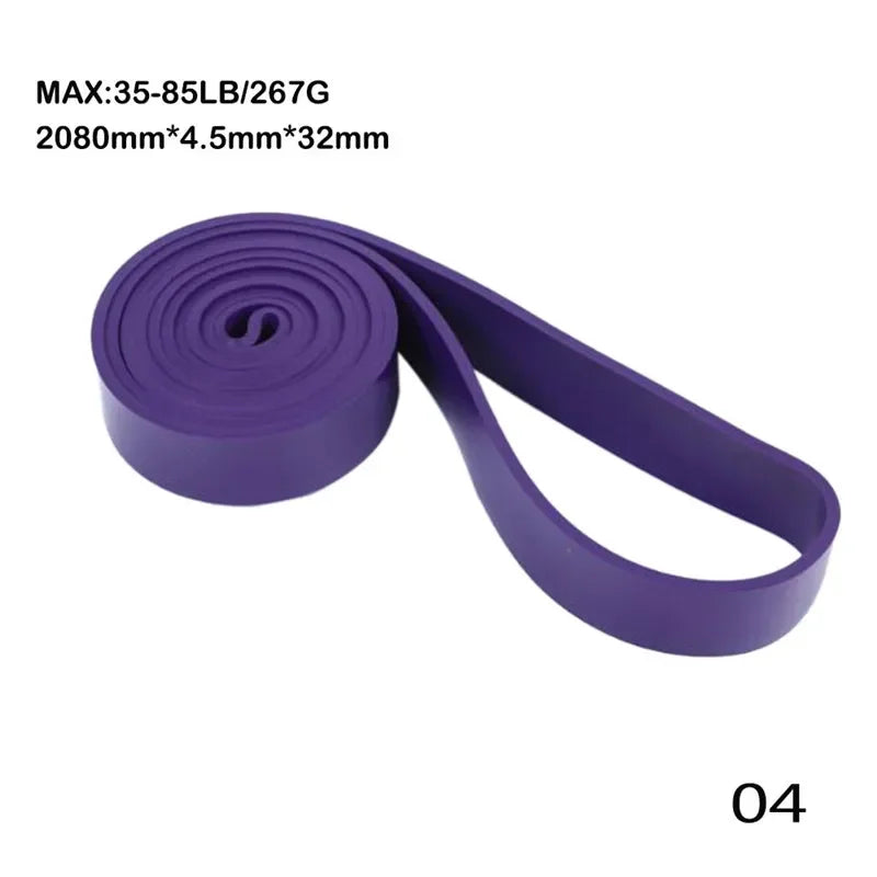 Fitness Rubber Resistance Bands 208cm Multi Specification Yoga Elastic Bands For Strength Training Equipment Sports Accessories