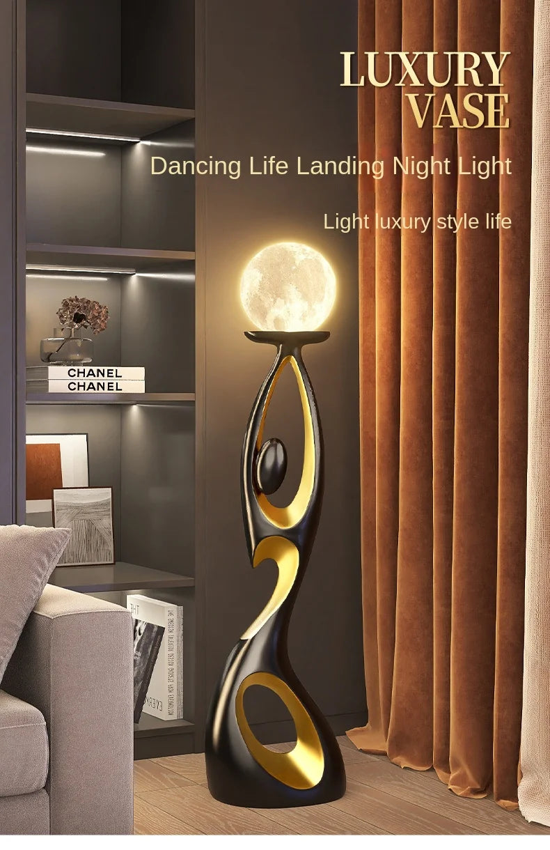 Creative Home Decor Abstract Dancing Figures Light Luxury Living Room Porch Decoration Sculpture Modern Nordic Indoor Ornaments