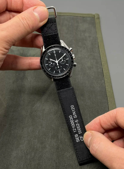Reemplazo de correa de reloj SPEEDMASTER 20 mm 22 mm Apollo Edición Limitada Correa de velcro Material impermeable Correa de reloj Reloj Moon