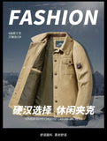 Spring Autumn Jacket Men Cotton Windbreaker Bomber Coat Military Men's Tactics Jackets Man Cargo Casual Jacket Mens Clothes New