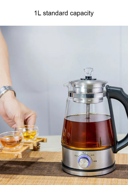Teteras Hervidor eléctrico Hervidor de agua de vidrio Cafetera térmica inteligente Hervidor de agua de 220 V Electrodomésticos de cocina Infusor de té