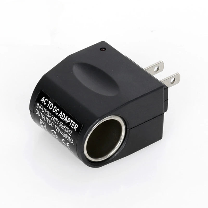 Adaptador de isqueiro do carro ac 220v para dc 12v ue eua plug conversor tomada de parede adaptador conversor automático acessório do carro