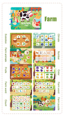 Montessori Busy Book for Kids Sticker Quiet Book Baby Early Educational Toy toddlers Matching Puzzles Game Learning Toys Gifts