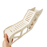 Hamster Wooden Hideout Cave Toy for Dwarf Hamsters Golden Bears Hideaway House with Peekaboo Design Small Animal Cage Accessories