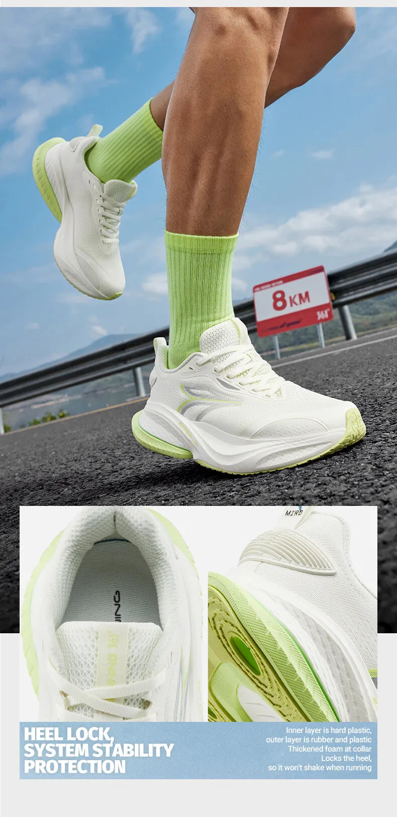 361 Degrees Fierce MAX Men Running Shoes New Mesh Soft Breathable Rebound Shock-absorber Stable Versatile Male Sneaker 672522225