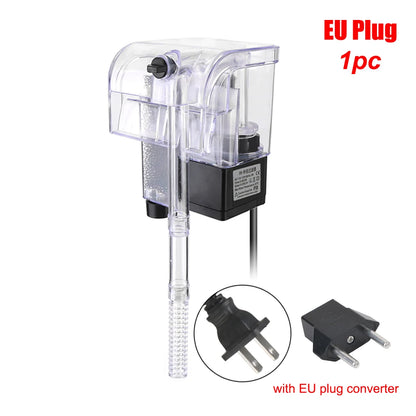 Purificador de agua sumergible con oxígeno, minibomba de agua, filtro para acuario, 250 l/h, enchufe UE/EE. UU., accesorios para acuario.