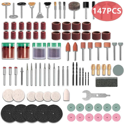 147/262 PCS/lot Power Tools Dremel Rotary Tool Accessory Set Fits for Dremel mini Drill Grinding Polishing Dremel Accessories