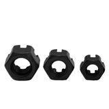 GB58 Fine Thread Carbon Steel Black M8~M42 Slotted Round Lock Hexagon Head Hex Slotted Castle Crown Nut Hexagon Slotted Nuts