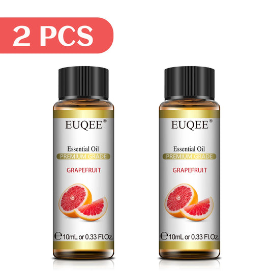EUQEE 10ml Pure Natural Essential Oil Blue Tansy Cardamom Lime Palo Santo Honeysuckle Eucalyptus Patchouli Citronella Aroma Oil