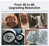 LASERPECKER 4 LP4 Laser Engraving Machine for All Materials Dual Light Laser Engraver Portable for Metal Wood Plastic Carving