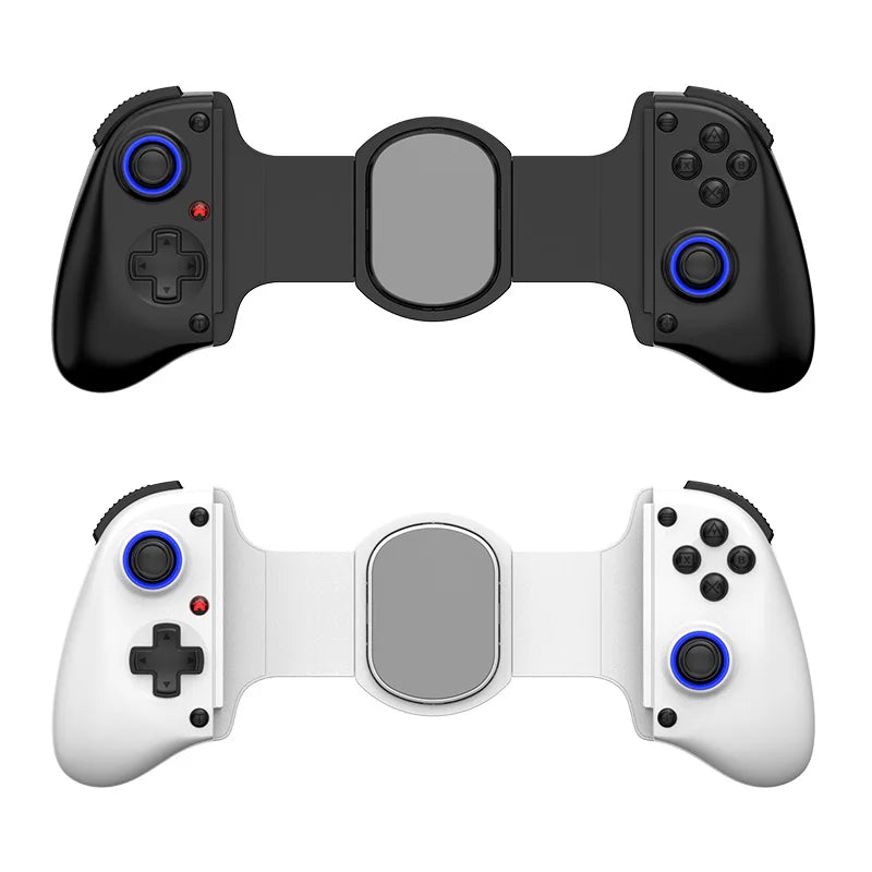Controlador de juegos telescópico BSP D11 con luz RGB para teléfono móvil, con turbo, giroscopio de 6 ejes y vibración para Android, iOS, PS4, Switch y IP.