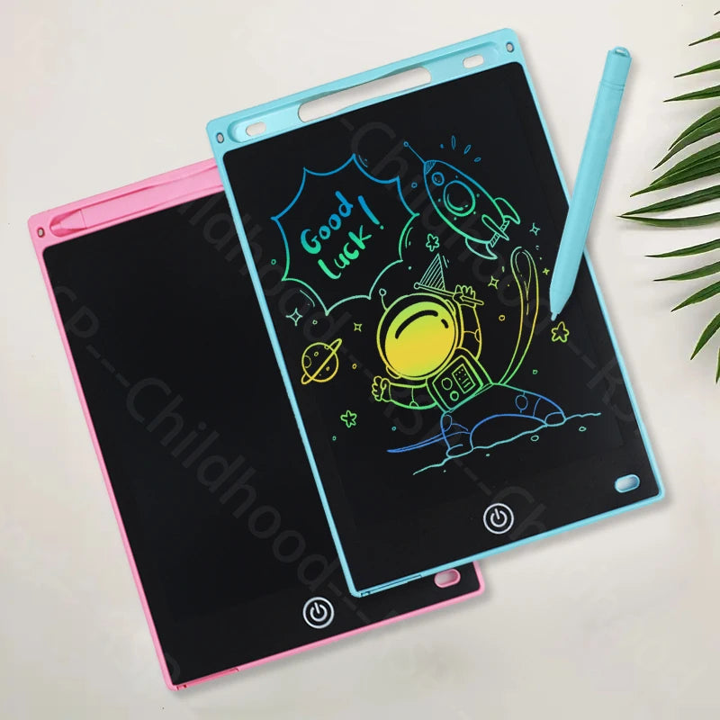 Tablet de Escrita e Desenho LCD de 8,5 Polegadas para Crianças (Meninos e Meninas) – Brinquedo Educativo Montessori, Lousa Mágica para Estudantes – Presente de Aniversário ou Natal