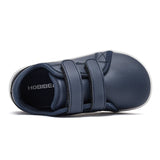 HOBIBEAR Kids Barefoot Shoes Little/Big Kid Wide Toe Minimalist Sneakers Lightweight Hook and Loop Artificial Leather Shoes