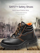 Wear-resisting Men Work Safety Boots Anti-smash Anti-puncture Work Sneakers Waterproof Boots Indestructible Protective Work Boot