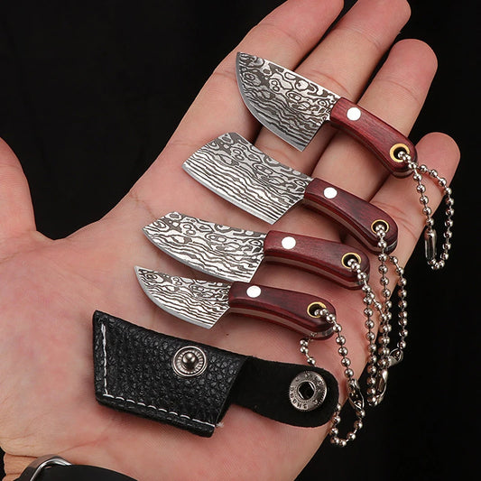 Mini cuchillo portátil Demolition Express, cuchillo de colección, llavero, adorno fuera de la caja, apertura de tapa de botella de cuchillo portátil