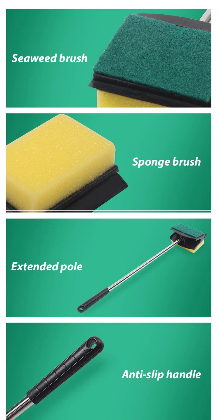 Aquarium Fish Tank Glass Plant Cleaning Brushes Floating Clean Window Algae Scraper Sponge Accessories Tools High Quality
