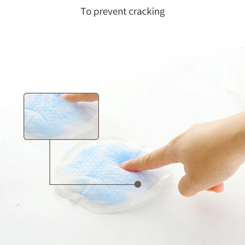 10 Pcs Disposable Nursing Pads Breathable Slim Super Absorbency Cotton Breast Pad Comfortable Anti-Leak Pads During Lactation