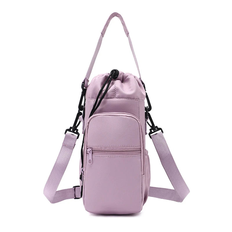 Outdoor Bottle Protective Cover Cell Phone Storage Bag Small Messenger Bag Travel Pocket Bag for Water Bottle Accessories