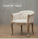 European Hotel Dining Chair, Leisure Sofa Chair, Solid Wood Antique Dining Chair, Living Room Leisure Sofa,Support Customization