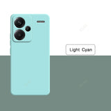 Original Soft Case for Xiaomi Redmi Note13 Note 13 Pro Plus Pro+ 13Pro+ 5G Shockproof Full Protective Liquid Silicone Back Cover