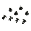 50pcs Car Body 6mm Hole Dia Plastic Rivets Fastener Fender Bumper Push Pin Clip Universal Car Fasteners Clip Auto Accessories