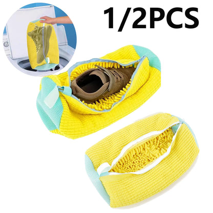 Saco De Lavanderia Líquido Acolchoado Para Máquina De Lavar Roupa, Protetor De Sapatos Domésticos, Saco De Lavanderia Amigável, Sacos De Secagem, 1 Pc, 2Pcs