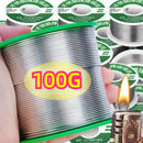100/50g No Need Solder Powder Soldering Rods Low Temperature Easy Melt Solder Wire Silver Universal Welding Rod Cored Weld Wire