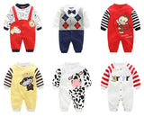 2024 baby spring clothes 0 to 12 months cotton girls clothing Onesies Autumn newborn Comfortable baby jumpsuits baby boy rompers