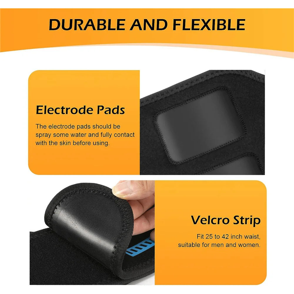EMS Belt Massage Set Abdominal Fitness Device Intelligent Belt Full Body Muscle Stimulation Trainer USB Charging Version