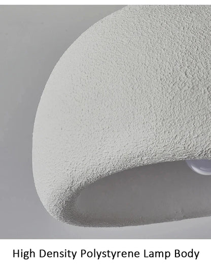 Nordic Wabi Sabi LED Ceiling Lamps Minimalist Cream Style Living Room Bedroom Ceiling Light 45/52/60/70cm Home Decor Chandeliers